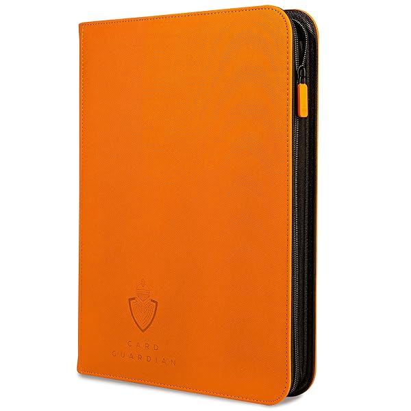 Card Guardian - 9 Pocket Premium Binder (Orange)