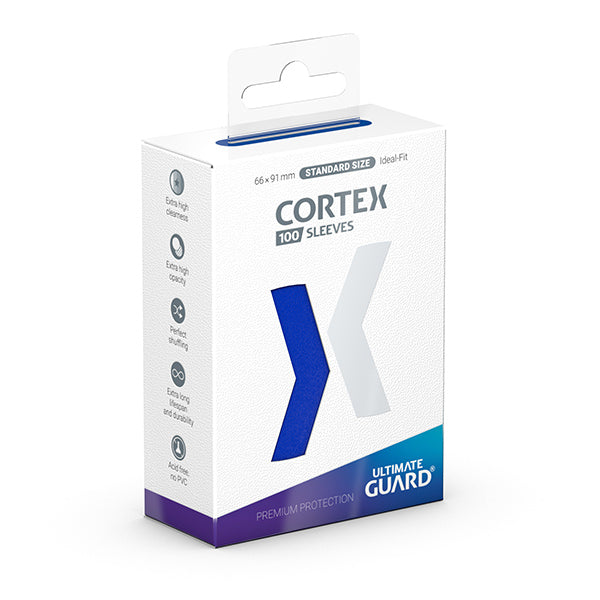 Card Sleeves: Cortex Standard Size- Glossy Blue (100 ct.)