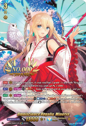 Omniscience Regalia, Minerva (D-BT08/SNR01EN) [Minerva Rising]
