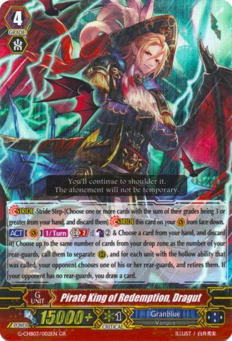 Pirate King of Redemption, Dragut (G-CHB03/002EN) [Rummy Labyrinth Under the Moonlight]