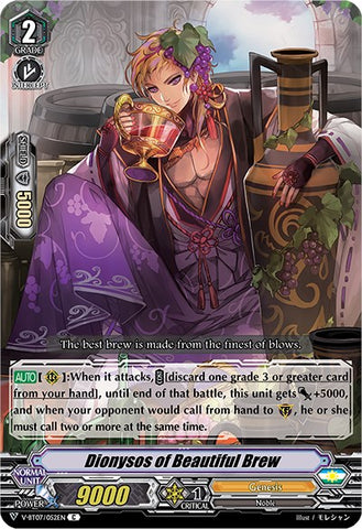 Dionysos of Beautiful Brew (V-BT07/052EN) [Infinideity Cradle]