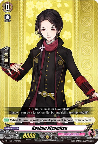 Kashuu Kiyomits (D-TTD01/004EN) [Touken Ranbu: ONLINE 2021]