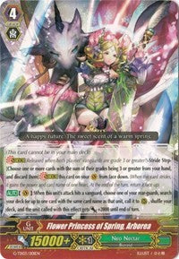 Flower Princess of Spring, Arborea (G-TD03/001EN) [Flower Maiden of Purity]
