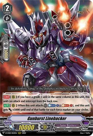 Gunburst Linebacker (D-VS03/053EN) [V Clan Collection Vol.3]