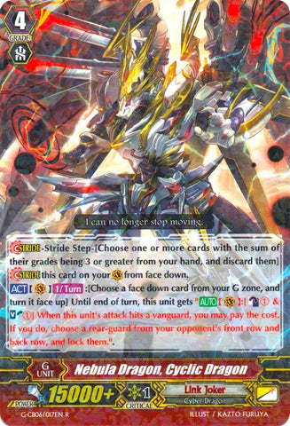 Nebula Dragon, Cyclic Dragon (G-CB06/017EN) [Rondeau of Chaos and Salvation]