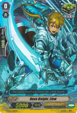 Nova Knight, Llew (RRR) (G-LD03/015EN) [G-Legend Deck Vol.3: The Blaster]