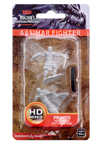 D&D Mini- Aasimar Male Fighter