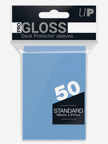 Ultra PRO: Standard 50ct Sleeves - PRO-Gloss (Blue Light)