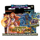 Firestorm Hestia vs. Poseidon Double Starter Deck Bundle with 4 Packs