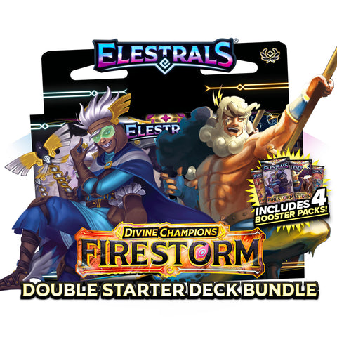 Firestorm Hermes vs. Zeus Double Starter Deck Bundle with 4 Packs