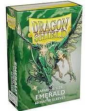 Dragon Shield: Japanese 60ct Sleeves - Emerald (Matte)