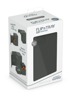 Deck Case: Flip´n´Tray 80+ Standard Size Monocolor- Grey