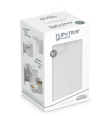 Deck Case: Flip´n´Tray 80+ Standard Size Monocolor- White