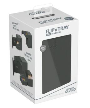 Deck Case: Flip´n´Tray 100+ Standard Size Monocolor- Grey