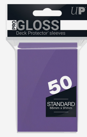 Ultra PRO: Standard 50ct Sleeves - PRO-Gloss (Purple)