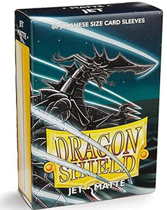 Dragon Shield: Japanese 60ct Sleeves - Jet (Matte)