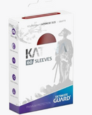 Ultimate Guard Katana Sleeves Japanese (Red) 60ct