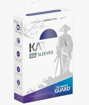 Ultimate Guard Katana Sleeves Japanese (Blue) 60ct