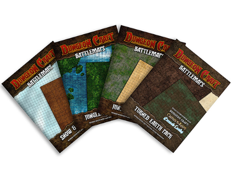 Dungeon Craft: Battle Map- Lost World 4-Map Pack