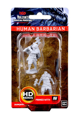 D&D Mini- Human Male Barbarian