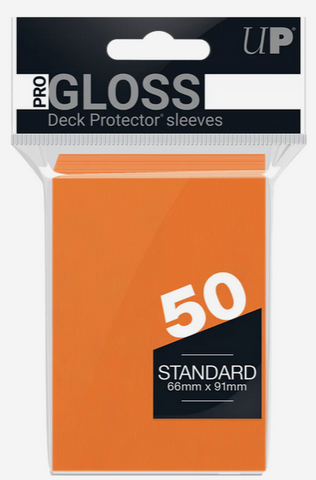 Ultra PRO: Standard 50ct Sleeves - PRO-Gloss (Orange)