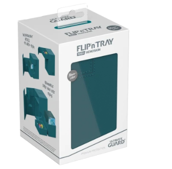 Deck Case: Flip´n´Tray 100+ Standard Size Monocolor- Petrol