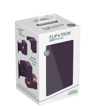 Deck Case: Flip´n´Tray 100+ Standard Size Monocolor- Purple