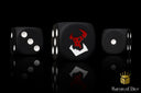 Black Orcs Dice Round Corner