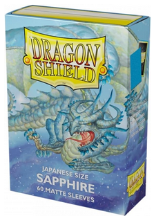 Dragon Shield: Japanese 60ct Sleeves - Sapphire (Matte)
