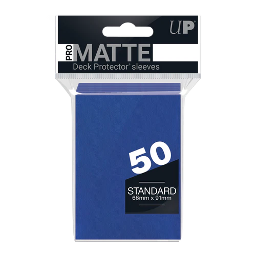 PRO-Matte Standard Deck Protector Sleeves blue