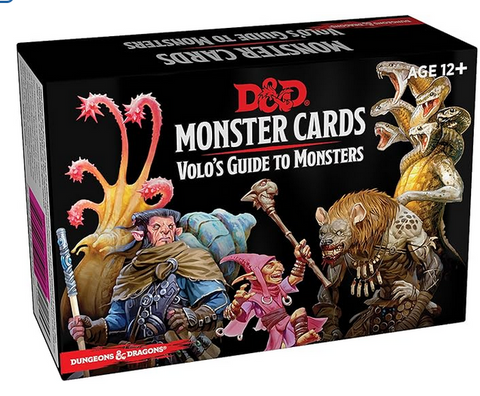 D&D 5E: Spellbook Cards Volo's guide to Monsters