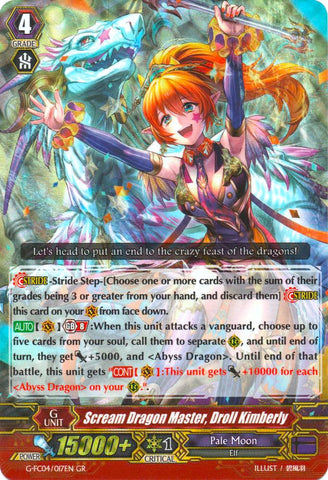 Scream Dragon Master, Droll Kimberly (G-FC04/017EN) [Fighters Collection 2017]