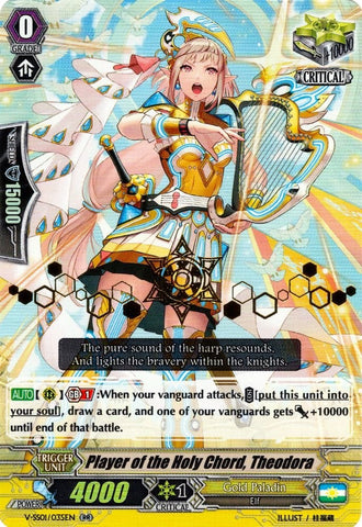 Player of the Holy Chord, Theodora (Hot Stamped) (V-SS01/035EN) [Premium Collection 2019]