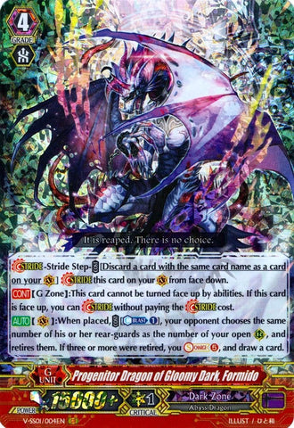 Progenitor Dragon of Gloomy Dark, Formido (V-SS01/004EN) [Premium Collection 2019]