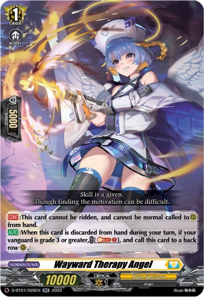 Wayward Therapy Angel (D-BT07/026EN) [Raging Flames Against Emerald Storm]