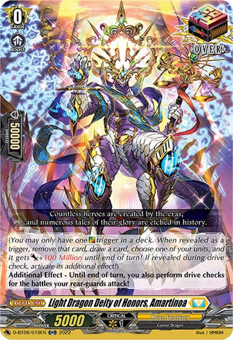 Light Dragon Deity of Honors, Amartinoa (D-BT06/019EN) [Blazing Dragon Reborn]