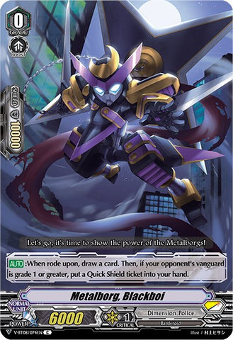 Metalborg, Blackboi (V-BT08/074EN C) [Silverdust Blaze]