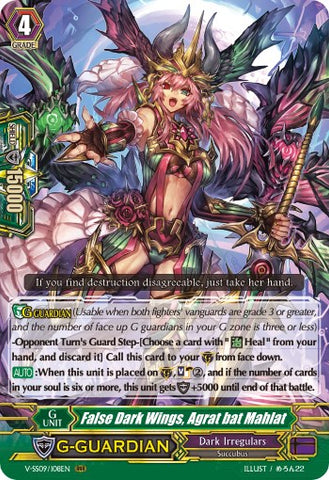 False Dark Wings, Agrat bat Mahlat (V-SS09/108EN) [Revival Selection]