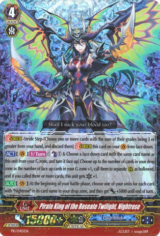 Pirate King of the Roseate Twilight, Nightrose (PR/0415EN) [Promo Cards]
