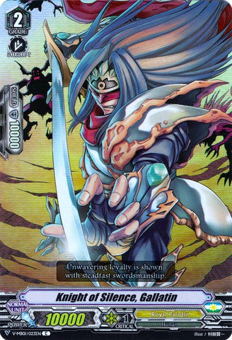 Knight of Silence, Gallatin (Parallel Foil) (V-MB01/023EN) [PSYqualia Strife]