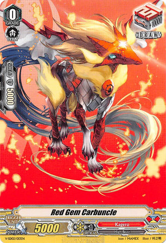 Red Gem Carbuncle (V-SD02/013EN) [2018 Free Experience Deck "Kagero"]