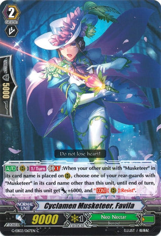 Cyclamen Musketeer, Favila (G-EB02/067EN) [The AWAKENING ZOO]