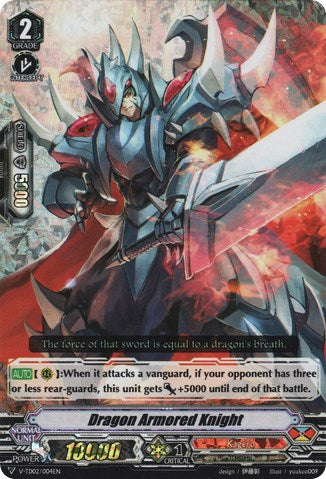 Dragon Armored Knight (RRR) (V-TD02/004EN) [Toshiki Kai]