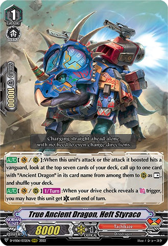 True Ancient Dragon, Heft Styraco (D-VS06/032EN) [V Clan Collection Vol.6]
