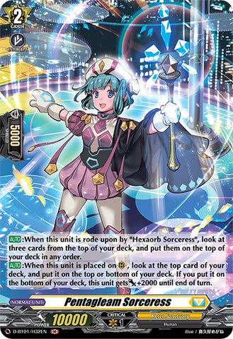 Pentagleam Sorceress (D-BT01/H32EN) [Genesis of the Five Greats]