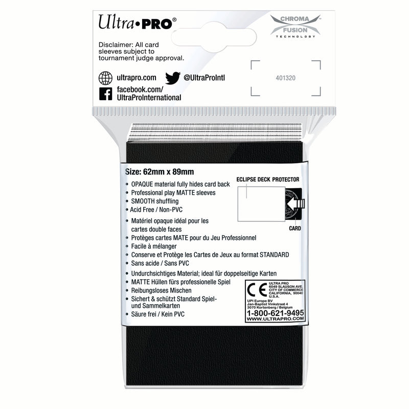 Ultra PRO: Small 60ct Sleeves - Eclipse Matte (Arctic White)