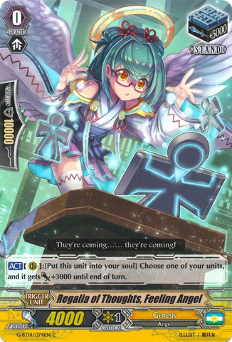 Regalia of Thoughts, Feeling Angel (G-BT14/074EN) [Divine Dragon Apocrypha]