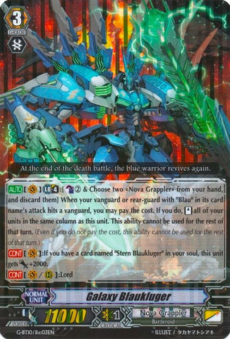 Galaxy Blaukluger (G-BT10/Re:03EN) [Raging Clash of the Blade Fangs]