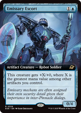 Emissary Escort (Extended Art) [Edge of Eternities]