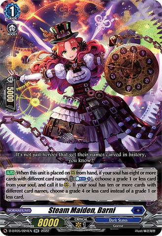 Steam Maiden, Barni (D-BT05/024EN) [Triumphant Return of the Brave Heroes]